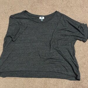 Old Navy Charcoal Short Sleeve Tee